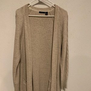RDI Beige Tan Women’s Cardigan Large